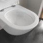 Villeroy & Boch Subway 3.0 Tiefspül-WC spülrandlos, wandhängend, TwistFlush, mit WC-Sitz 8M42S1, Combi-Pack