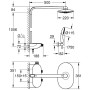 GROHE Rainshower Duschsystem SmartControl 360 Duo mit Thermostatbatterie