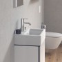 Duravit Vero Air Handwaschbecken mit 1 Hahnloch 45 x 35 cm, mit Überlauf