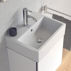 Duravit Vero Air Handwaschbecken mit 1 Hahnloch 45 x 35 cm, mit Überlauf