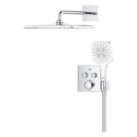 GROHE Precision SmartControl Duschsystem, Thermostat, UP, mit Vitalio Rain Mono 310, eckig