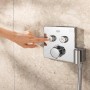 GROHE Precision SmartControl Duschsystem, Thermostat, UP, mit Vitalio Rain Mono 310, eckig