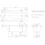 Villeroy & Boch Oberon Solo Badewanne 160 x 75 cm