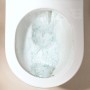 hansgrohe EluPura Original S Stand-WC für aufgesetzten Spülkasten 640 mit horizontalem Abgang AquaChannel Flush, HygieneEffect