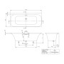 Villeroy & Boch Loop & Friends Square Duo Rechteckwanne 170 x 75 cm
