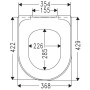 Villeroy & Boch O.novo WC-Sitz mit Soft-Closing-Funktion
