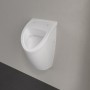 Villeroy & Boch O.novo Absaug-Urinal Compact, für Deckel, mit Zielobjekt, Zulauf verdeckt