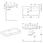 Geberit Smyle Square Waschtisch 90 cm