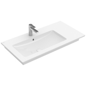 Villeroy & Boch Venticello Mobile lavabo con vasca a sinistra 100 x 50 cm, con 1 foro per rubinetto e troppopieno