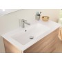 Villeroy & Boch Venticello Schrankwaschtisch Becken links 100 x 50 cm, mit 1 Hahnloch und Überlauf