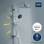 GROHE Vitalio Start 250 Flex Duschsystem mit Umstellung, Wandmontage