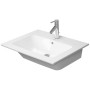 Duravit ME by Starck Möbelwaschtisch 63 cm mit 1 Hahnloch
