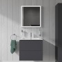 Duravit ME by Starck Möbelwaschtisch 63 cm mit 1 Hahnloch