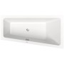 Duravit No. 1 Trapez-Badewanne 150 x 80 cm mit 1 Rückenschräge rechts