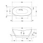 Duravit DuraVato Badewanne 170 x 80 cm