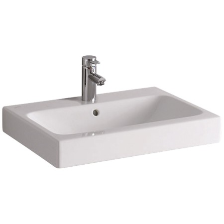 Geberit iCon Aufsatzwaschtisch 60 cm mit Hahnloch