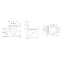 Geberit Renova Set Wand-WC Tiefspüler mit WC-Sitz
