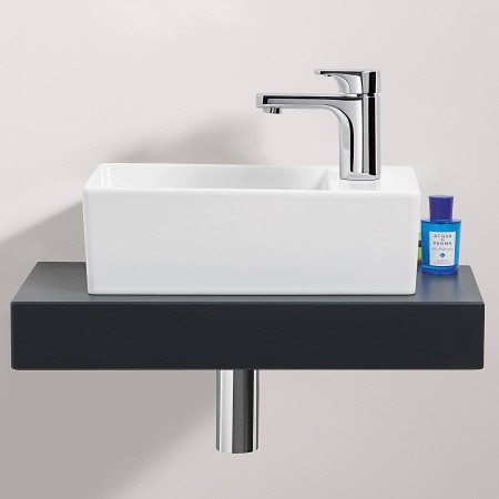 Villeroy & Boch Memento 2.0 Handwaschbecken 40 cm mit 1 Hahnloch, ohne Überlauf