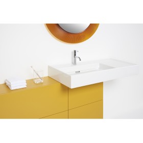 Vasque LAUFEN Kartell 90 x 46 cm, avec tablette à droite, avec 1 trou de robinet