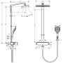 hansgrohe Raindance Select E 360 Showerpipe EcoSmart