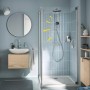 GROHE Vitalio Start 250 Duschsystem mit Thermostatbatterie für Wandmontage