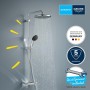 GROHE Vitalio Start 250 Duschsystem mit Thermostatbatterie für Wandmontage