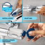 GROHE Vitalio Start 250 Duschsystem mit Thermostatbatterie für Wandmontage