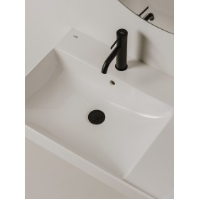 Roca Ona Waschtisch 80 x 46 cm, asymetrisch mit Becken links