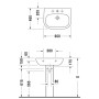 Duravit D-Code Waschtisch 60 cm