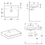 Geberit Smyle Square Waschtisch 60 cm