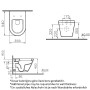 VitrA Integra Wand-WC Tiefspüler mit Spülrand