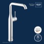 GROHE Essence Neu Einhand-Waschtischbatterie XL-Size für freistehende Waschschüsseln