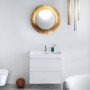 LAUFEN Kartell Waschtisch 80 x 46 cm, mit 1 Hahnloch, mit Überlauf