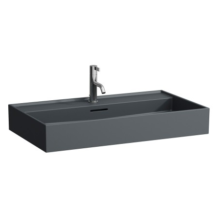 LAUFEN Kartell Waschtisch 80 x 46 cm, mit 1 Hahnloch, mit Überlauf
