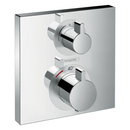 hansgrohe Ecostat Square Thermostat Unterputz für 2 Verbraucher