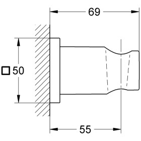Supporto doccia a parete GROHE Rainshower