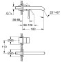 GROHE Essence Neu 2-Loch Waschtischbatterie mit kurzem Auslauf