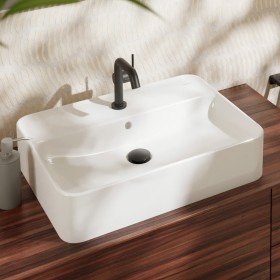hansgrohe Xuniva Q Aufsatzwaschtisch 60 x 45 cm, mit 1 Hahnloch und Überlauf, mit SmartClean