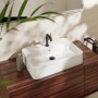 hansgrohe Xuniva Q Aufsatzwaschtisch 60 x 45 cm, mit 1 Hahnloch und Überlauf, mit SmartClean