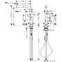 hansgrohe Talis M54 Einhebel-Küchenmischer 270, Ausziehauslauf, 1jet