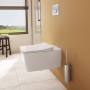 VitrA Aquacare Metropole WC-Set mit Bidetfunktion, mit integrierter Thermostatarmatur, spülrandlos, inkl. Sitz