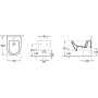 Villeroy & Boch Architectura Bidet, wandhängend