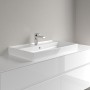 Villeroy & Boch Collaro Schrankwaschtisch 80 cm geschliffen, mit Überlauf, 1 Hahnloch