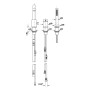 Duravit Circle 3-Loch Wannenarmatur