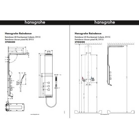hansgrohe Raindance Lift Duschpaneel