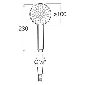 Douchette Roca Stella avec 1 jet