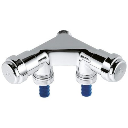 GROHE Eggemann Original WAS Doppelventil Einfach DN 15
