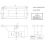 Villeroy & Boch Squaro Duo Badewanne 180 x 80 cm