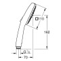 GROHE Vitalio Comfort 110 Handbrause mit 2 Strahlarten