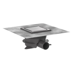 hansgrohe RainDrain Spot Plus Komplettset Punktablauf 150/150 mit höhenverstellbarem Rahmen